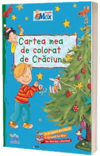 Cartea mea de colorat de Craciun - Invata cu Max