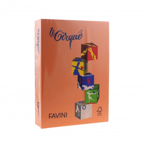 Carton color, portocaliu, 160 g/mp A4,  Favini