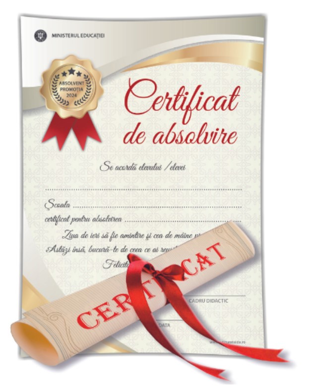 Certificat de absolvire. Promotia 2024