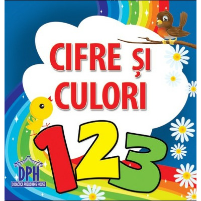 Cifre si culori - Carte pliata