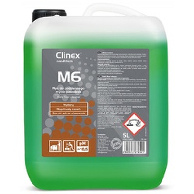 CLINEX M6 Medium, 5 L, detergent fara spuma pentru curatare pardoseli