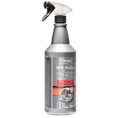 CLINEX W3 Active Shield, 1 L, cu pulverizator, solutie delicata, curatare suprafete sanitare/bai