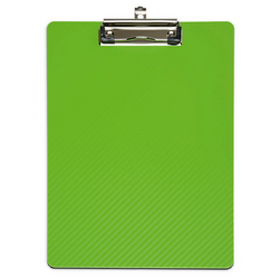 Clipboard simplu A4, plastifiat PP, MAUL Flexx - verde deschis