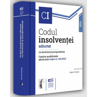 Codul insolventei adnotat cu doctrina si jurisprudenta