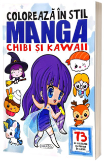 Coloreaza in stil Manga. Chibi si Kawaii