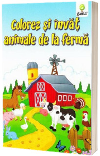 Colorez si invat animale de la ferma 3-7 ani