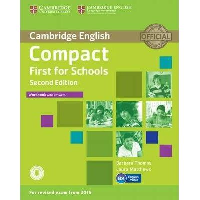 Compact First for Schools Workbook with Answers with Audio