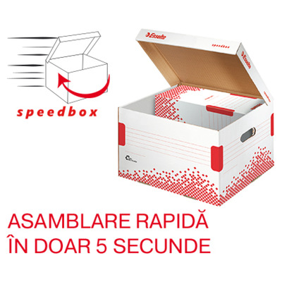 Container de arhivare Esselte Speedbox cu capac M