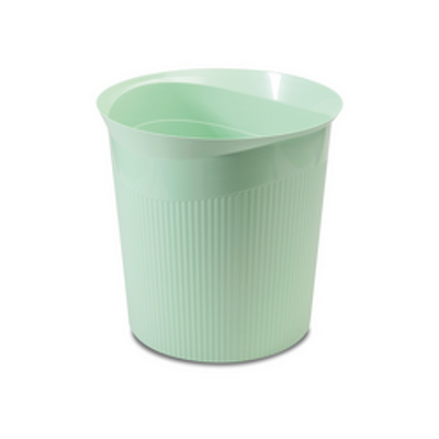 Cos de birou pentru hartii, 13 litri, HAN Re-Loop, PP reciclat - verde pastel