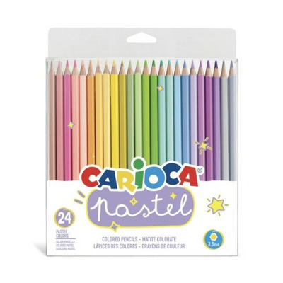 Creion color 24 culori pastel