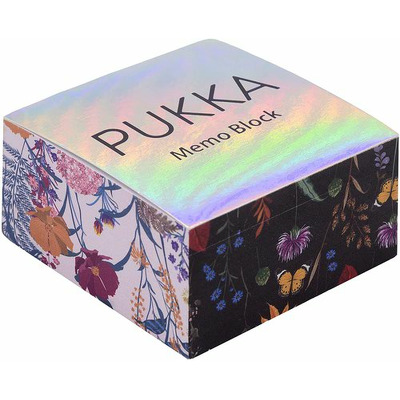 Cub notite neadezive Pukka Pands Bloom, 500 file, 80x80 mm, 70 g