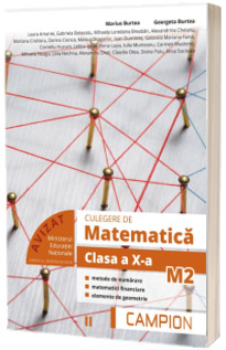 Culegere de matematica pentru clasa a X-a, profil M2. Metode de numarare, matematici financiare, elemente de geometrie (Semestrul II)