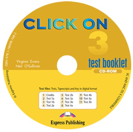 Curs limba engleza Click On 3. CD-ROM cu teste