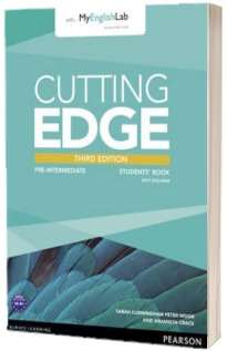 Cutting Edge 3rd Edition Pre-Intermediate Students Book with DVD and MyEnglishLab Pack
