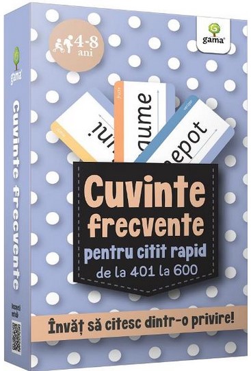 Cuvinte frecvente pentru citit rapid de la 401 la 600