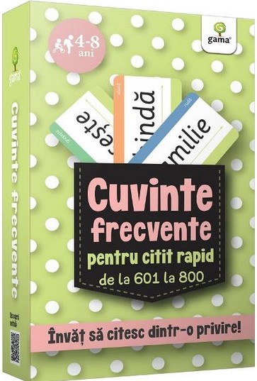 Cuvinte frecvente pentru citit rapid de la 601 la 800