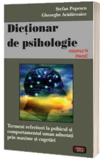 Dictionar de psihologie (volumul IV) - Stefan Popescu