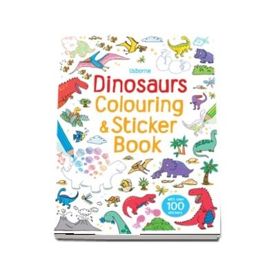 Dinosaurs colouring and sticker book