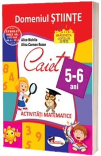 Domeniul stiinte. Caiet de activitati matematice 5-6 ani - Alice Nichita