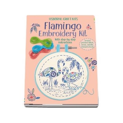 Embroidery kit: Flamingo