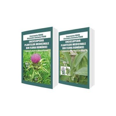 Enciclopedia plantelor medicinale din flora Romaniei. Tratamente pentru uz uman si veterinar (Set 2 volume, A-O si P-Z) - Constantin Parvu