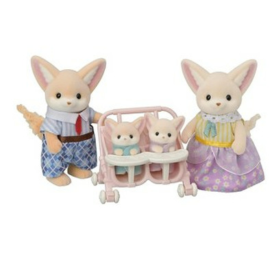 Figurine Sylvanian Families-Familia Vulpitelor Fennec