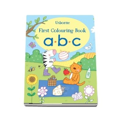 First colouring book ABC