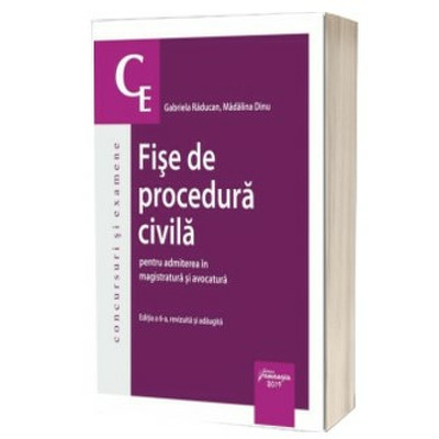 Fise de procedura civila pentru admiterea in magistratura si avocatura. Editia a 7-a (2020)