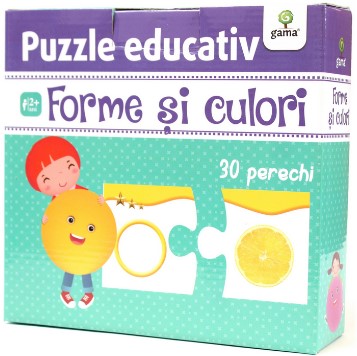 Forme si culori - Puzzle educativ