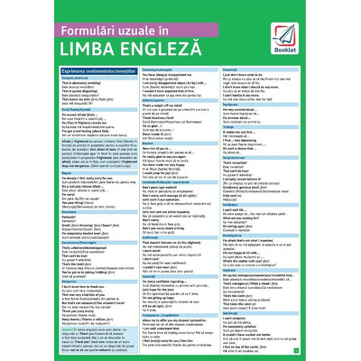 Formulari uzuale in limba engleza