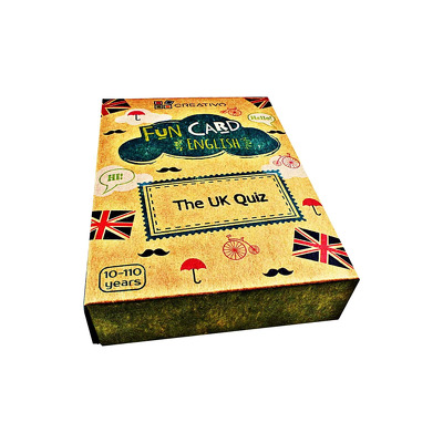 Fun card English The UK Quiz