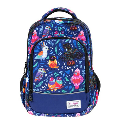 Ghiozdan multicolor cu trei compartimente, schoolbag misty+ 20026ST, Strigo