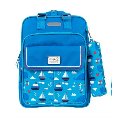 Ghiozdan Schoolbag Cube, albastru