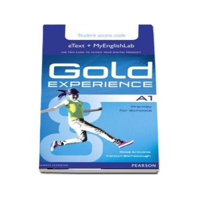 Gold Experience A1 eText & MyEnglishLab Student Access Card