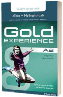 Gold Experience A2. eText and MyEnglishLab Student Access Card