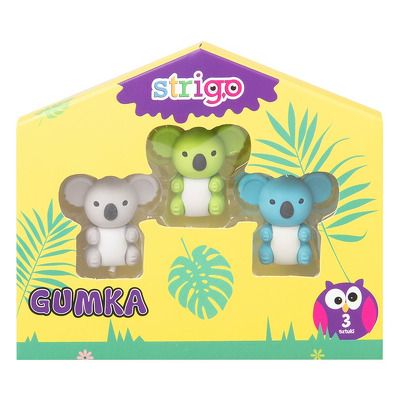 Guma de sters Strigo set 3 buc - KOALA