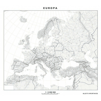 Harta de lucru. Europa