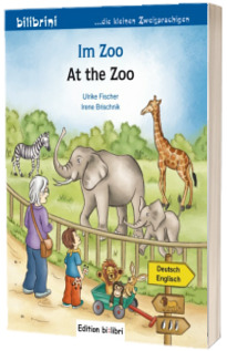 Im Zoo Kinderbuch. Deutsch-Englisch