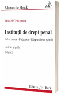 Institutii de drept penal. Infractiunea. Pedeapsa. Raspunderea penala. Sinteze si grile