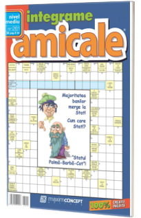 Integrame amicale, numarul 261. Revista de integrame de nivel mediu