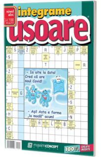 Integrame usoare, numarul 186. Revista de integrame de nivel ABC