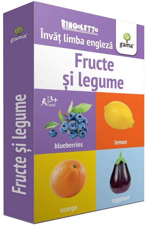 Invat limba engleza - Fructe si legume (Carduri)