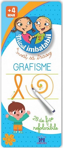 Invat sa trasez Grafisme - 28 de fise refolosibile (Micul Imbatabil)