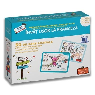 Invat usor la Franceza: 50 de harti mentale - Volumul II - Cls. a III-a, a IV-a, a V-a