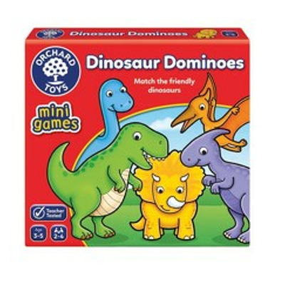 Joc educativ Domino Dinozauri DINOSAUR DOMINOES