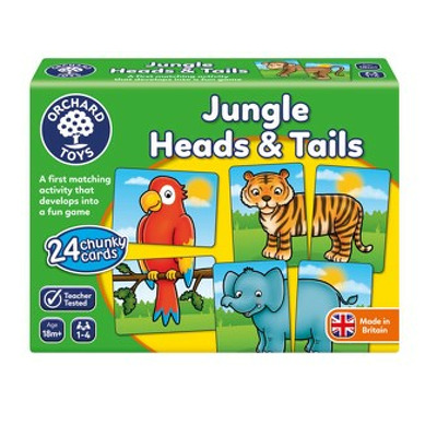 Joc educativ Jungla JUNGLE HEADS & TAILS