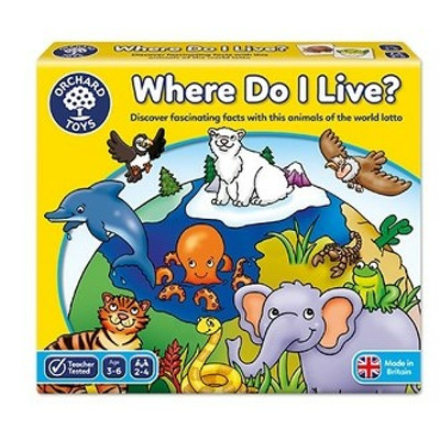 Joc educativ loto Habitate WHERE DO I LIVE