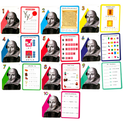 Joc lingvistic Learning Cube - Pe urmele lui Shakespeare