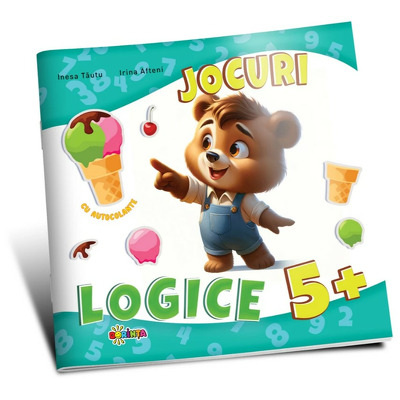 Jocuri logice 5+ (cu autocolante)