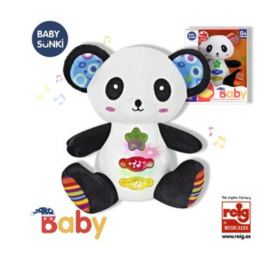 Jucarie interactiva bebe cu sunete si lumini 15 cm - Panda